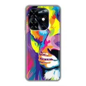 Чехол с картинкой на Tecno Spark Go 2024 (BG6) (Яркий Лев)