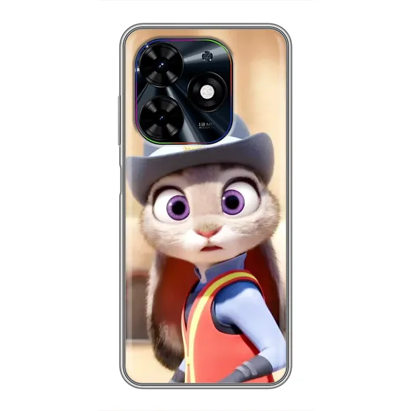 Чехол с рисунком «Заяц Джуді Хопс» для TECNO Spark Go 2024 (BG6) Чехол с рисунком «Заяц Джуді Хопс» для TECNO Spark Go 2024 (BG6)