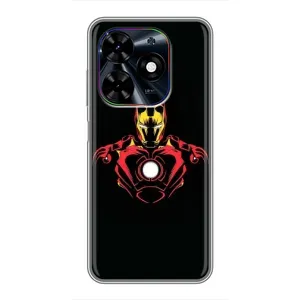 Чехол Супергерой Железный человек на Tecno Spark Go 2024 (BG6) (Железный человек)