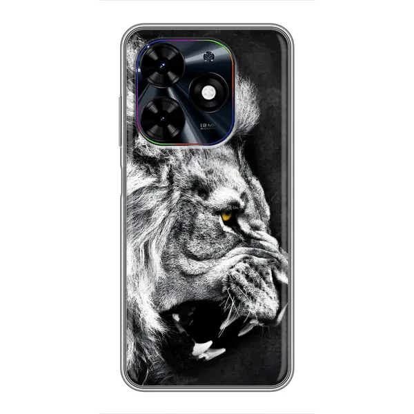 Чехол с рисунком «Злой ЛЕВ» для TECNO Spark Go 2024 (BG6) Чехол с рисунком «Злой ЛЕВ» для TECNO Spark Go 2024 (BG6)