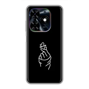 Чехлы (Знак сердечка) на Tecno Spark Go 2024 (BG6) (Знак Сердечка)