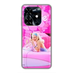 Силиконовый Чехол Барби Фильм на Tecno Spark Go 2024 (BG6) (Зставка)