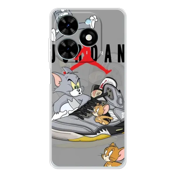 Чехол с рисунком «Air Jordan» для TECNO Spark Go 2025