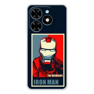 Чохол Супергерой Залізна Людина на Tecno Spark Go 2025 (Art Iron man)