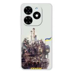Чехлы на военную тематику для Tecno Spark Go 2025 (Азовсталь)
