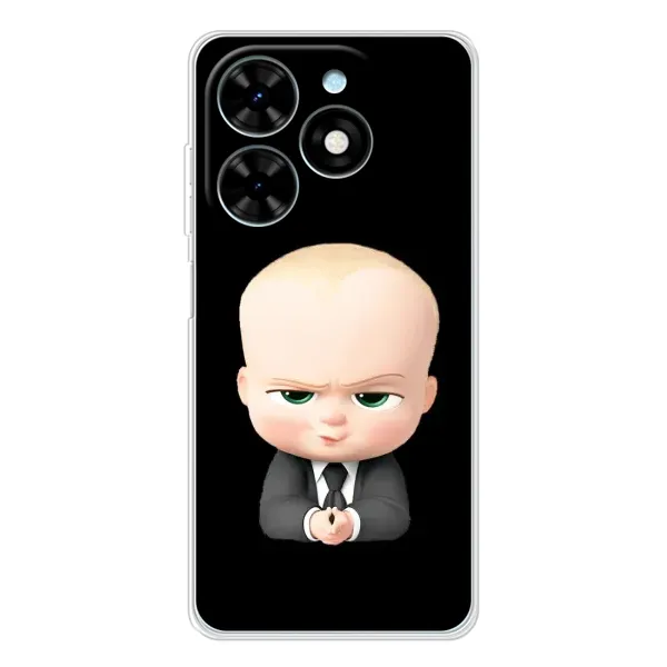 Чехол с рисунком «Бос» для TECNO Spark Go 2025