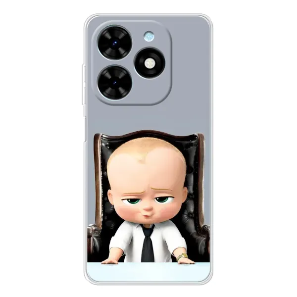 Чехол с рисунком «BOSS» для TECNO Spark Go 2025
