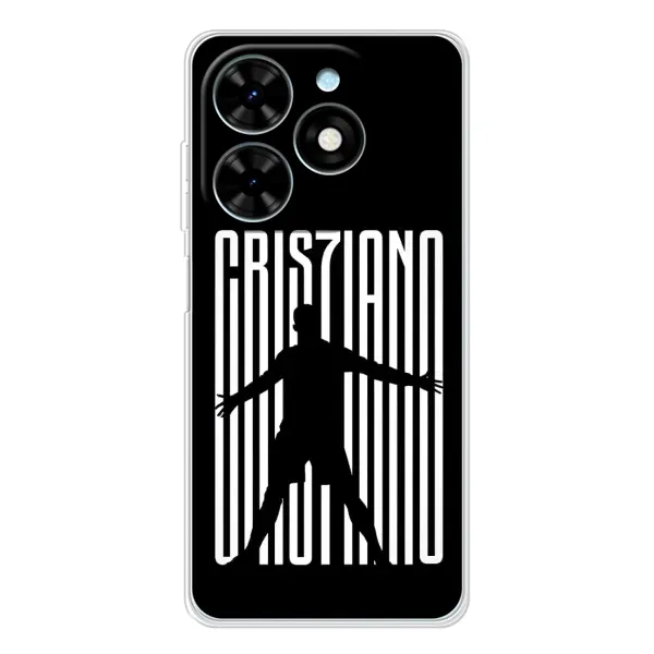 Чехол с рисунком «Cristiano» для TECNO Spark Go 2025
