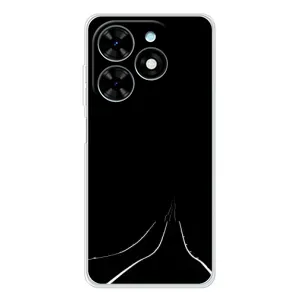 Чохол з картинками на чорному фоні для Tecno Spark Go 2025 (Дорога)