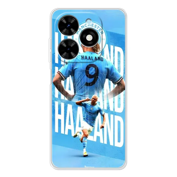 Чехол с рисунком «Erling Haaland» для TECNO Spark Go 2025 Чехол с рисунком «Erling Haaland» для TECNO Spark Go 2025