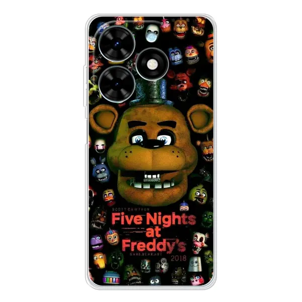Чехол с рисунком «Freddy» для TECNO Spark Go 2025