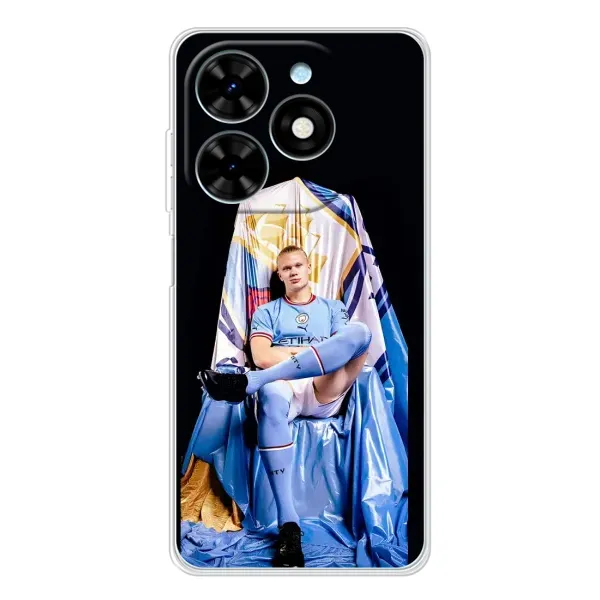 Чехол с рисунком «футболист Холанн» для TECNO Spark Go 2025 Чехол с рисунком «футболист Холанн» для TECNO Spark Go 2025