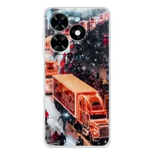 Чехлы на Новый Год Tecno Spark Go 2025 (Кока Кола)