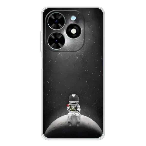 Чехол с рисунком «Космонавт романтик» для TECNO Spark Go 2025 Чехол с рисунком «Космонавт романтик» для TECNO Spark Go 2025