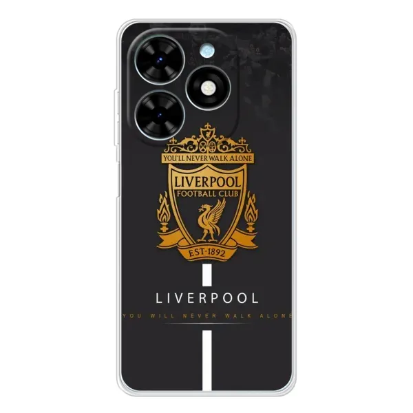 Чехол с рисунком «Liverpool» для TECNO Spark Go 2025