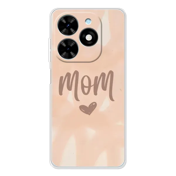 Чехол с рисунком «Love mom» для TECNO Spark Go 2025 Чехол с рисунком «Love mom» для TECNO Spark Go 2025