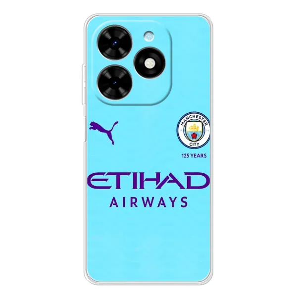 Чехол с рисунком «Man City» для TECNO Spark Go 2025