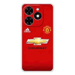 Силиконовые Чехлы принт Футбол на Tecno Spark Go 2025 (Man United)
