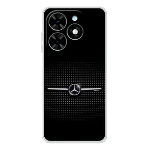 Силіконовий бампер з картинкою машини на Tecno Spark Go 2025 (Mercedes)