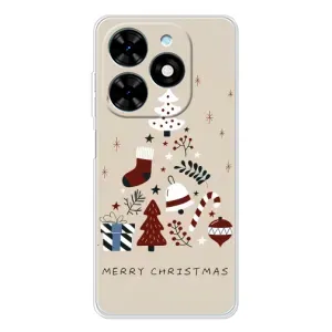 Чехол Санта Клаус для Tecno Spark Go 2025 (Merry Christmas)
