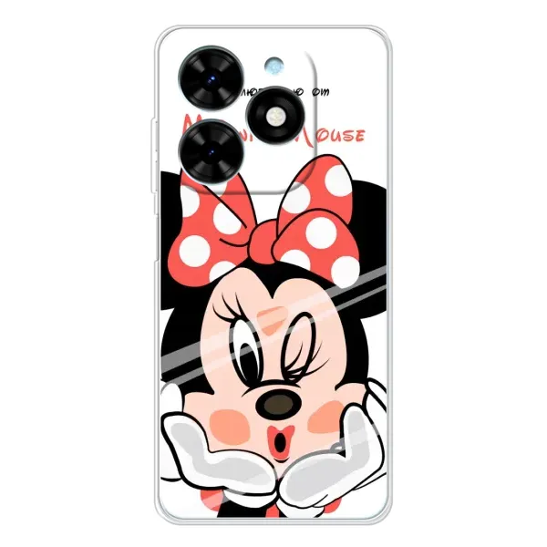 Чехол с рисунком «Minni Mouse» для TECNO Spark Go 2025