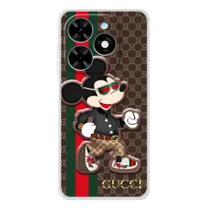 Чехлы Бренд GUCCI для Tecno Spark Go 2025 (Маус Гуччи)