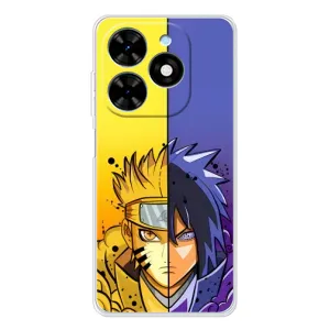 Купить Чехлы на телефон с принтом Anime для Tecno Spark Go 2025 (Naruto Vs Sasuke)