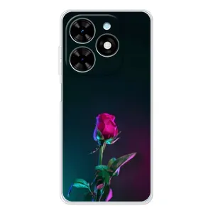 Чехлы с принтом Розочки для Tecno Spark Go 2025 (Ночная роза)