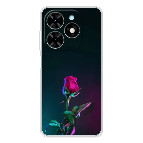 Чехол с рисунком «Ночная роза» для TECNO Spark Go 2025 Чехол с рисунком «Ночная роза» для TECNO Spark Go 2025