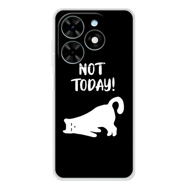 Чехол с рисунком «Not Today» для TECNO Spark Go 2025 Чехол с рисунком «Not Today» для TECNO Spark Go 2025