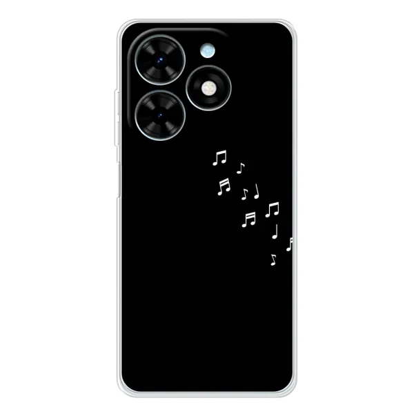 Чехол с рисунком «Ноты» для TECNO Spark Go 2025 Чехол с рисунком «Ноты» для TECNO Spark Go 2025
