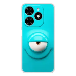 Силиконовые Чехлы (смешные стикеры) для Tecno Spark Go 2025 (Одноглазик)