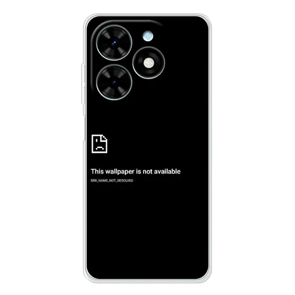 Чехол с рисунком «Ошибка» для TECNO Spark Go 2025 Чехол с рисунком «Ошибка» для TECNO Spark Go 2025