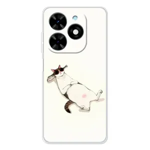 Чехол на тематику: Коты для TECNO Spark Go 2025 (Отдых)