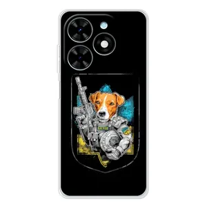 Чехол с принтом для Tecno Spark Go 2025