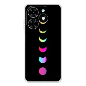 Чехол (ТПУ) с планетами на Tecno Spark Go 2025 (Полнолуние)