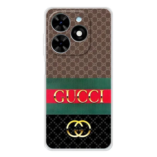 Чехол с рисунком «Стиль GUCCI» для TECNO Spark Go 2025 Чехол с рисунком «Стиль GUCCI» для TECNO Spark Go 2025