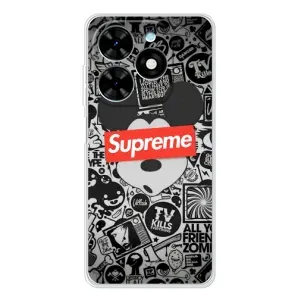 Чехол с Брендами одежды на Спарк Го 2025 (Supreme Маус)