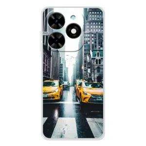 Силиконовый бампер (Работники) на Tecno Spark Go 2025 (Такси)