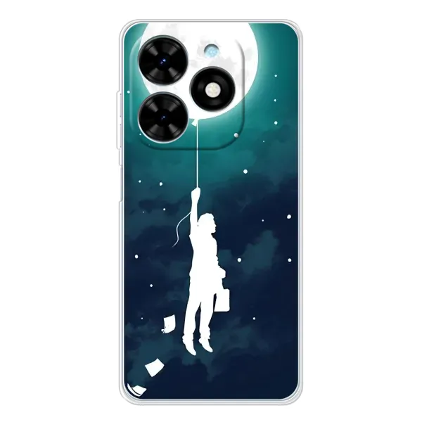 Чехол с рисунком «To The moon» для TECNO Spark Go 2025 Чехол с рисунком «To The moon» для TECNO Spark Go 2025