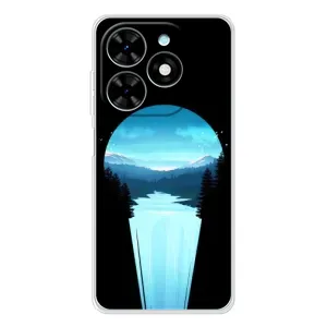 Літній Чохол на Tecno Spark Go 2025 (Синій Водоспад)