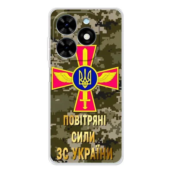 Чехол с рисунком «ВС ЗСУ» для TECNO Spark Go 2025 Чехол с рисунком «ВС ЗСУ» для TECNO Spark Go 2025