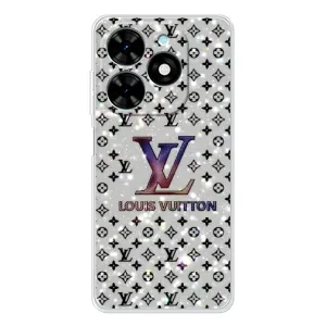 Чехол Стиль Louis Vuitton на Tecno Spark Go 2025 (Яркий LV)