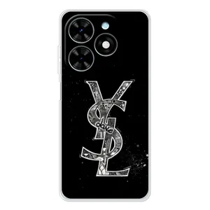 Чехол (Dior, Prada, YSL, Chanel) для Tecno Spark Go 2025 (YSL)