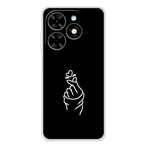 Чехол с рисунком «Знак Сердечка» для TECNO Spark Go 2025