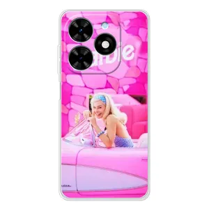 Силиконовый Чехол Барби Фильм на Tecno Spark Go 2025 (Зставка)
