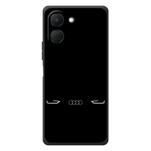 Силиконовый бампер с картинкой машины на TECNO Spark Go 3 (Силует Audi)