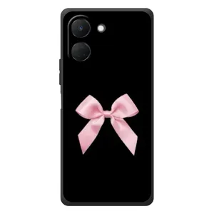Чехол банты для TECNO Spark Go 3 (Бант на черном)