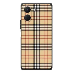 Чехол с Брендами одежды на
ТЕКО Спарк Го 3
(Burberry стиль)