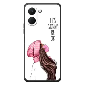Чехол Стильные девушки на TECNO Spark Go 3 (Девушка в маске)